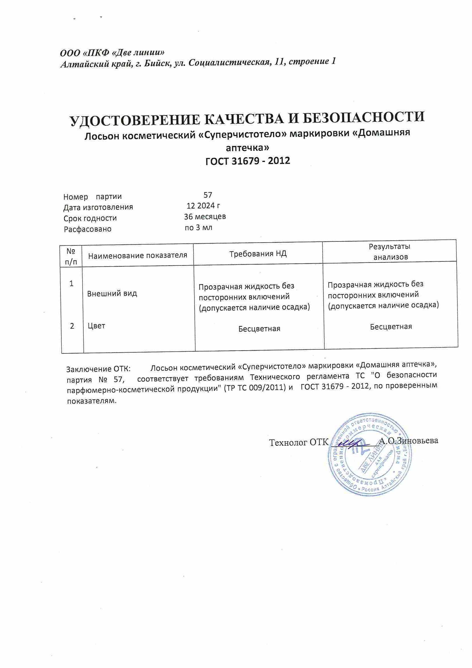 Паспорт №122024